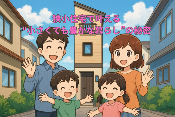 【驚愕】名古屋の土地価格87万円/坪でも夢のマイホーム！狭小住宅で叶える"小さくても豊かな暮らし"の秘密