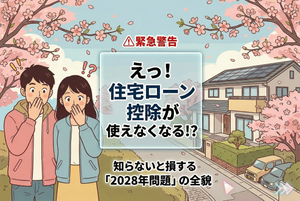 えっ！住宅ローン控除が使えなくなる！？知らないと損する「2028年問題」の全貌