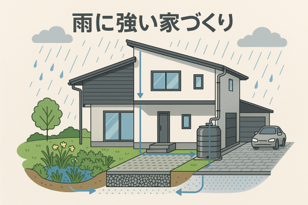 名古屋の豪雨に負けない！雨に強い家づくりの秘訣