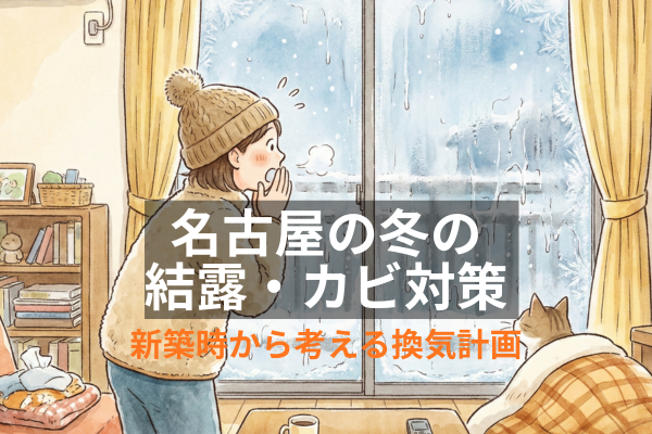 名古屋の冬の結露・カビ対策:新築時から考える換気計画
