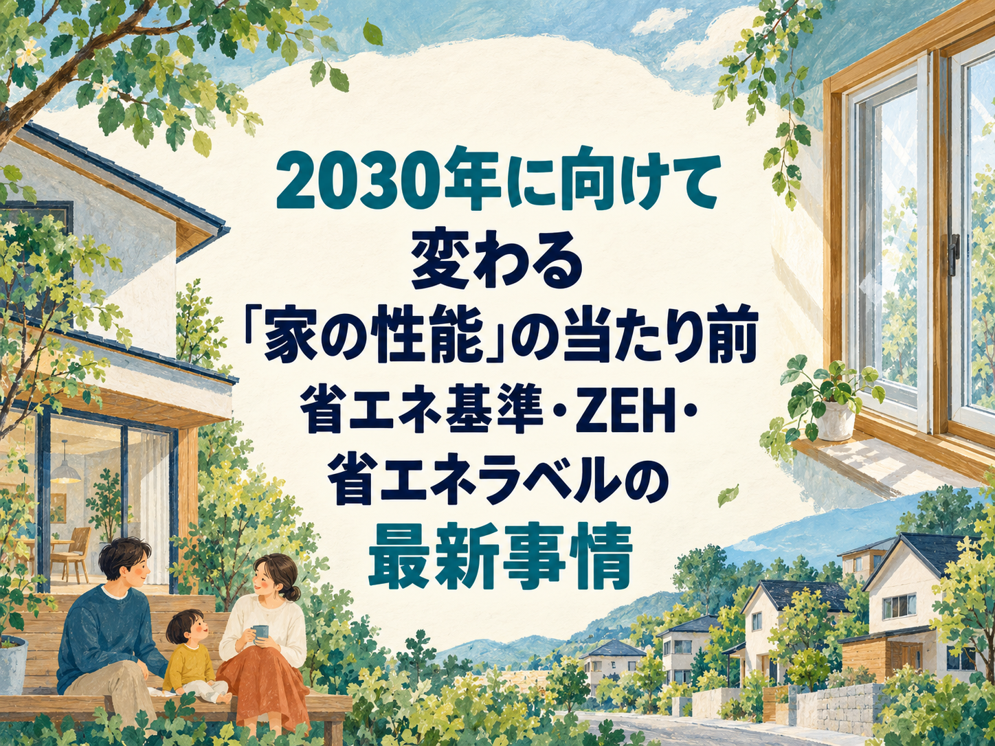 2030年に向けて変わる「家の性能」の当たり前　省エネ基準・ZEH・省エネラベルの最新事情