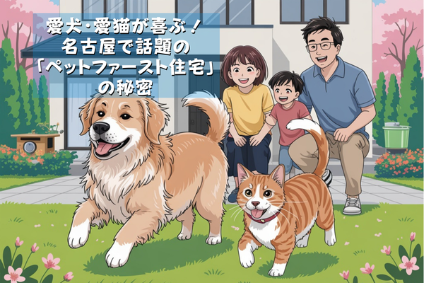 愛犬・愛猫が喜ぶ！名古屋で話題の「ペットファースト新築住宅」の秘密